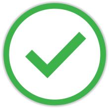 green check mark